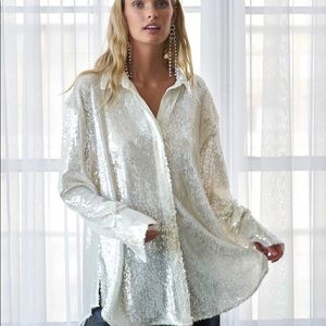4th and Reckless Zoey Sequin Shirt